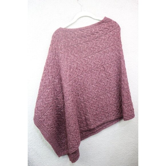 J.Jill Cable Knit Poncho Sweater-Size OS-Very Soft - Picture 7 of 9